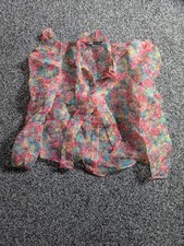 Zara Organza Top Size Small