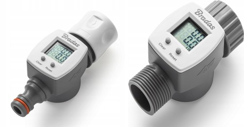 Water flow meter - water, garden