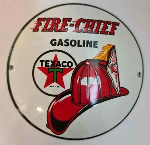 Texaco gasoline - texaco, (round)