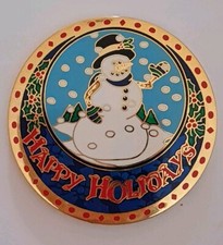 Happy Holidays Geocoin -