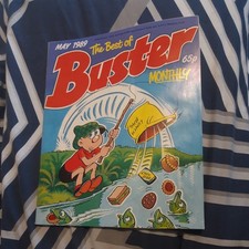 Vintage The Best of Buster May 1989 Comic Book monthly Rare Vintage