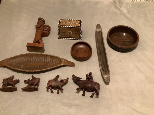 Job lot antique - lot, treen