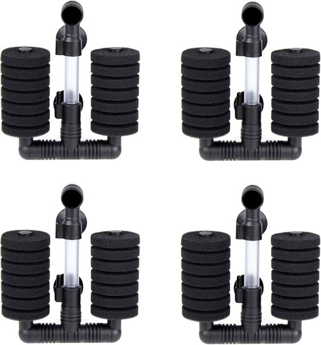 Air driven sponge - filter, for