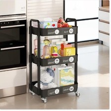 4-Tier Rolling Storage Cart