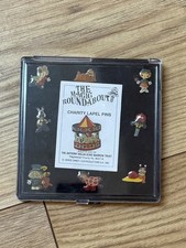 Charity Pin Badges Magic Roundabout Set of 9 With Case / 1993 Version Edition