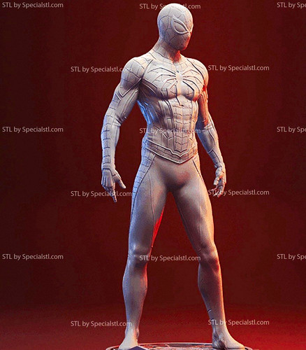 Printed spider man - 3d, grey