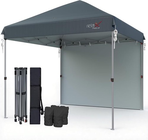 Outdoor gazebo 3x3m grey - outdoor,