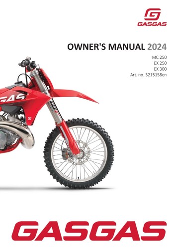 Gas gasgas - owners, manual