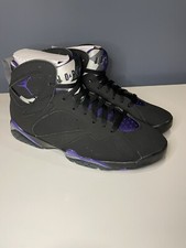 Air Jordan 7 Retro "Ray Allen" Black-Purple 304775-053 Mens Size 8.5 B-Grade
