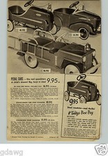 1949 PAPER AD Pedal Car