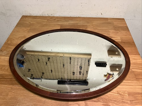 Oval mirror large - mirror, bevel-edged