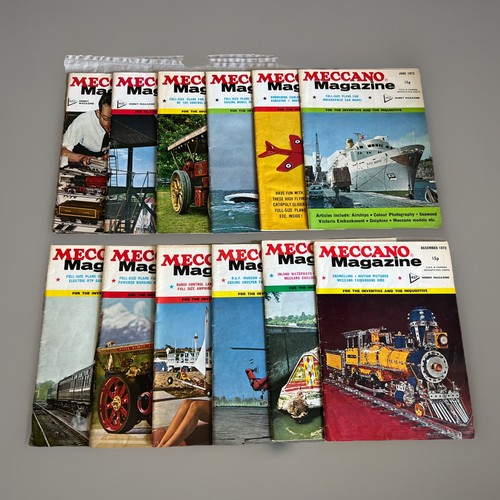 Meccano magazines 1972 - magazines,