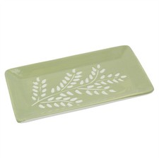 Green Leaf Trinket Dish, 21cm
