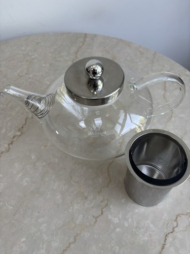Whittard clear glass - clear, teapot