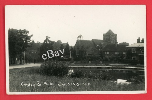 Vintage postcard chiddingfold - vintage,