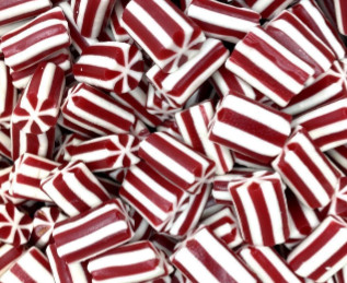 Strawberry cream candy - candy, canes