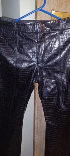 Zara black faux leather - faux,