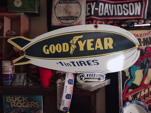 Vintage large goodyear blimp - vintage,
