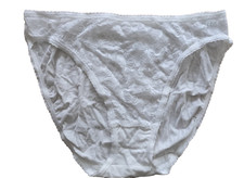 MS Lace High Leg Breifs size 10 5x pack