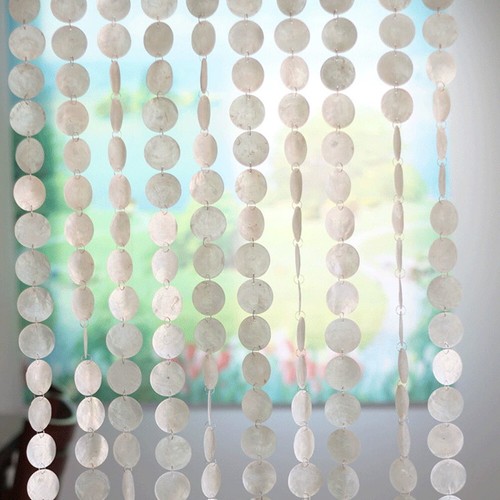 5pcs pure shell bead - 5pcs, curtain