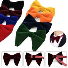 Adjustable Mens Oversized Bow Tie Solid Big Bow Tie New Bow Tie  Wedding Party