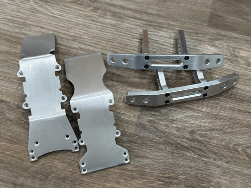 Silver anodized billet - silver,