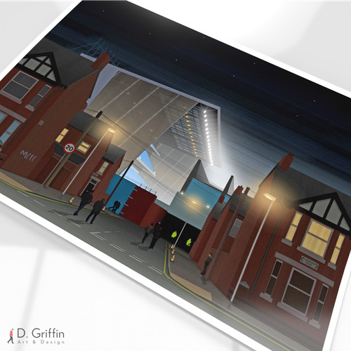 Manchester city maine road - maine,