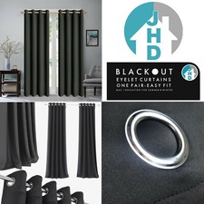 66" x 54" BLACK EYELET