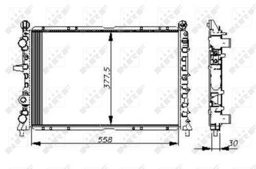 Radiator engine cooling for - radiator,,