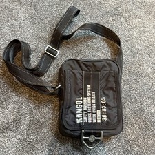Vintage black kangol bag great