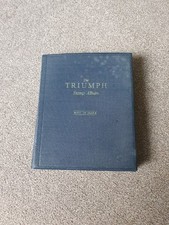 Vintage triumph stamp album - triumph,