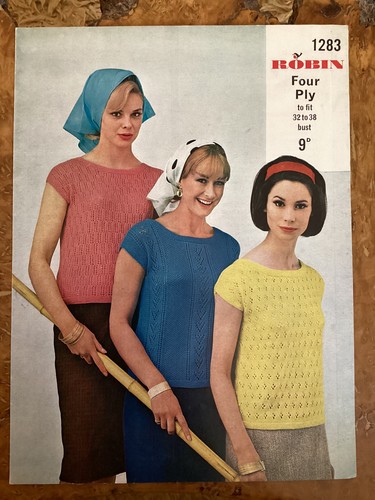 Robin knitting patterns ladies - robin,