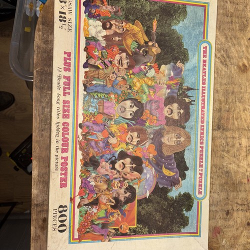 Vintage the beatles jigsaw 800 - the,