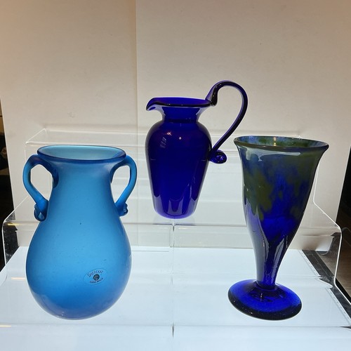 Studio art glass jug and - studio,