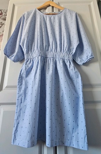 Striped star print dress - h&m,