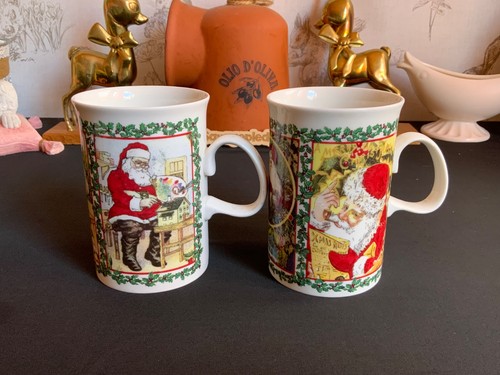 Pair dunoon stoneware mugs - pair,