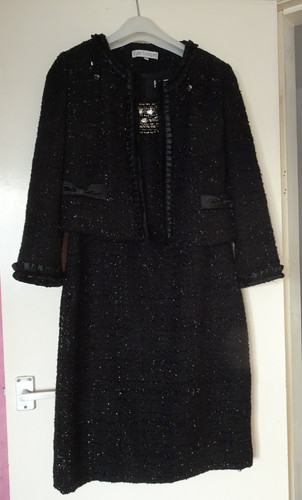 Black piece dress suit - piece,