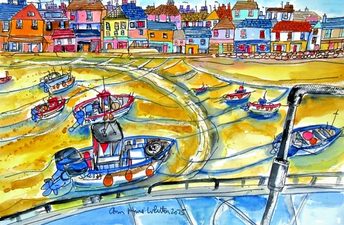 Original large watercolour - original,