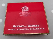 Vintage Benson & Hedges Cigarette Tin Empty