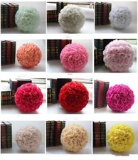 SILK ROSE FLOWER BALL 25CM and
