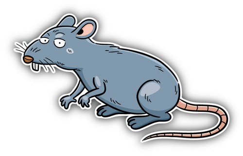 Cartoon rat car - cartoon,