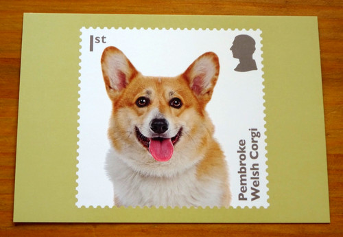 Royal mail stamp postcard - mail,