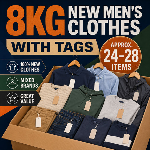 New 8kg men clothes - men's,