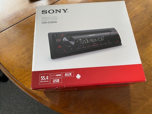 Sony cdx g1301u usb aux - cdx-g1301u, cd