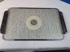 Vintage Petit Point Filigree Vanity Dressing Table Tray