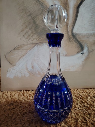 Vtg bohemian cobalt - cobalt, blue