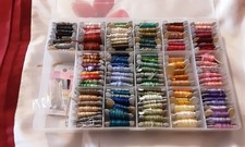 Box of mixed embroidery silks