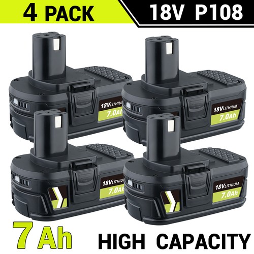 0ah 18v battery p108 one - 7.0ah,