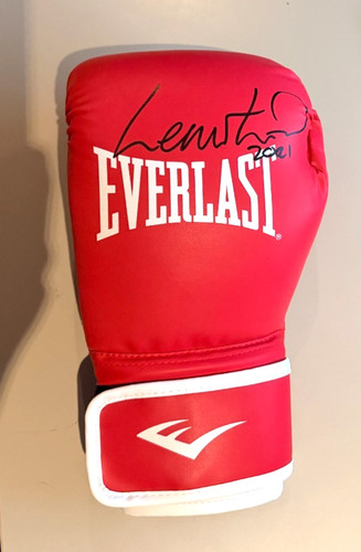 Lennox lewis signed boxing - lewis,