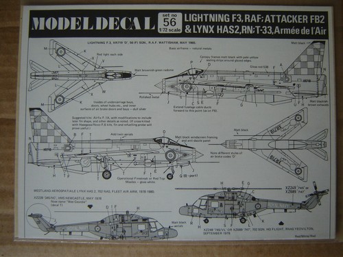 Modeldecal decals raf ee - decals,